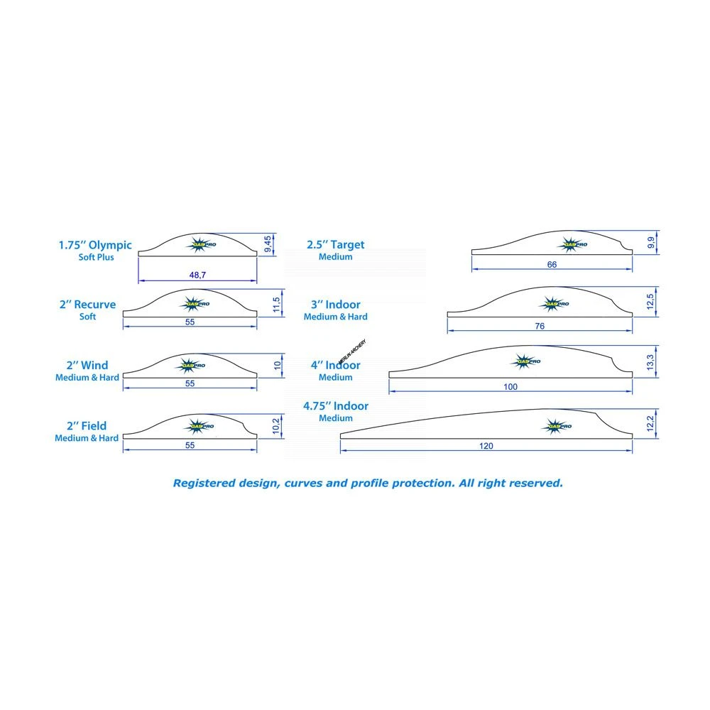 Gas Pro Spin Vanes - 1.75" Olympic - Soft Plus 6 Gas Pro Spin Vanes - 1.75" Olympic - Soft Plus - Image 4
